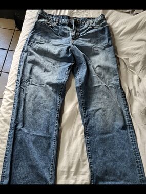 Classic Mens Blue Denim Jeans